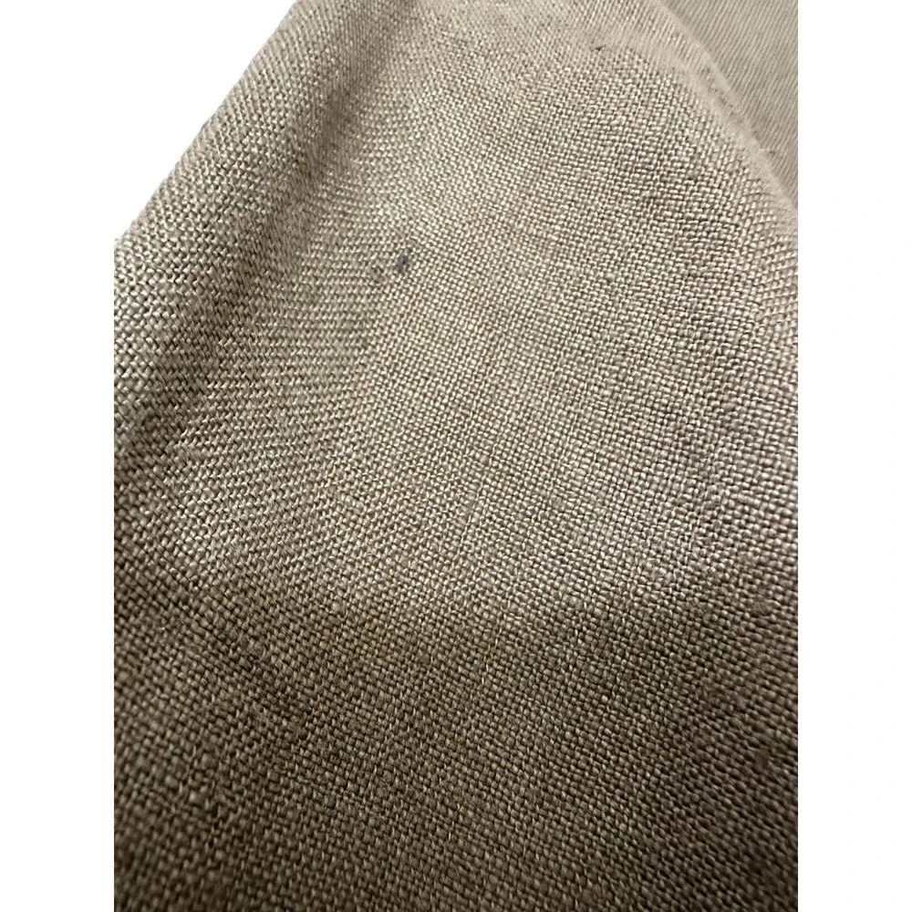 Eileen Fisher sage green (Taupe) Linen Button Front Lightweight Short Jacket XS - Picture 5 of 8